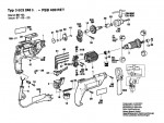 Bosch 0 603 246 603 Psb 400 Ret Percussion Drill 230 V / Eu Spare Parts